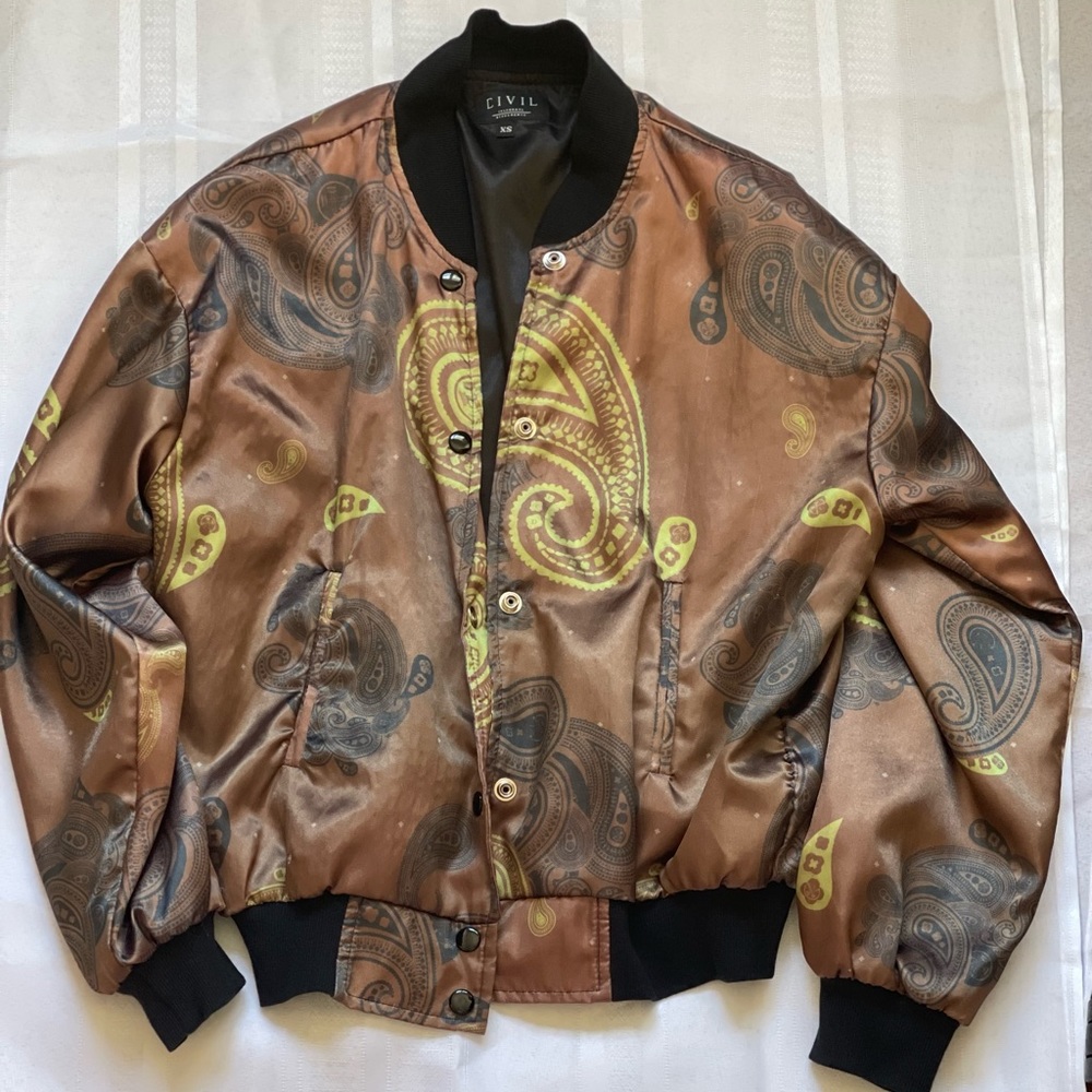 Civil Clothing, Oversized Bomber Jacket